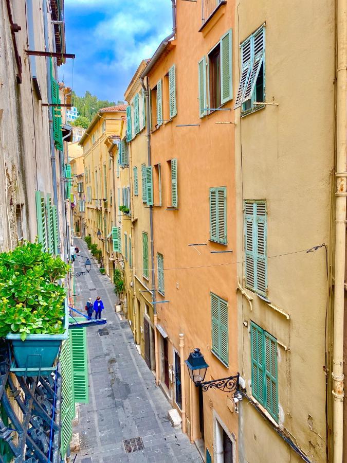 Ferienwohnung Le Rue Longue Menton Exterior foto