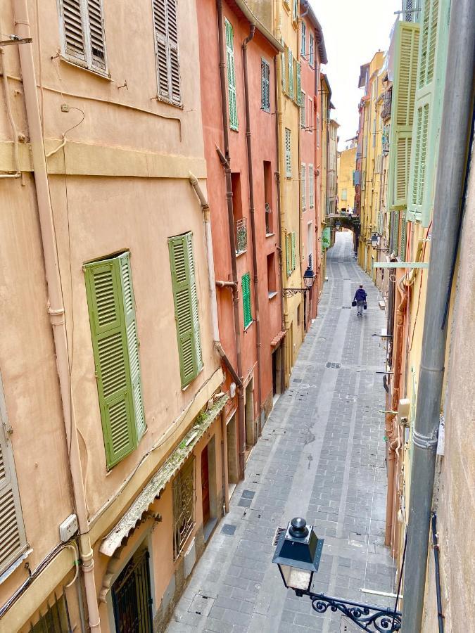 Ferienwohnung Le Rue Longue Menton Exterior foto