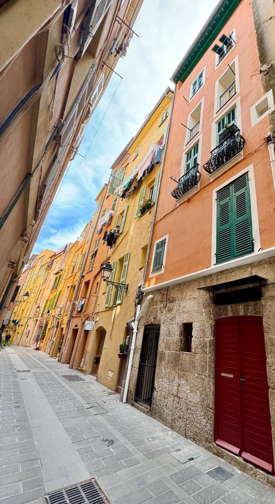 Ferienwohnung Le Rue Longue Menton Exterior foto