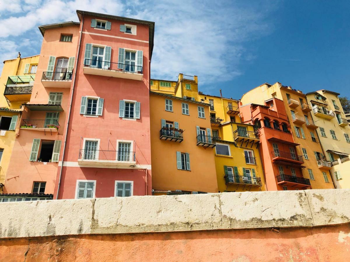 Ferienwohnung Le Rue Longue Menton Exterior foto
