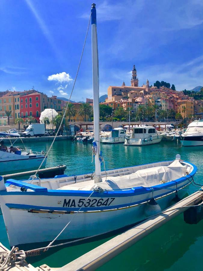 Ferienwohnung Le Rue Longue Menton Exterior foto