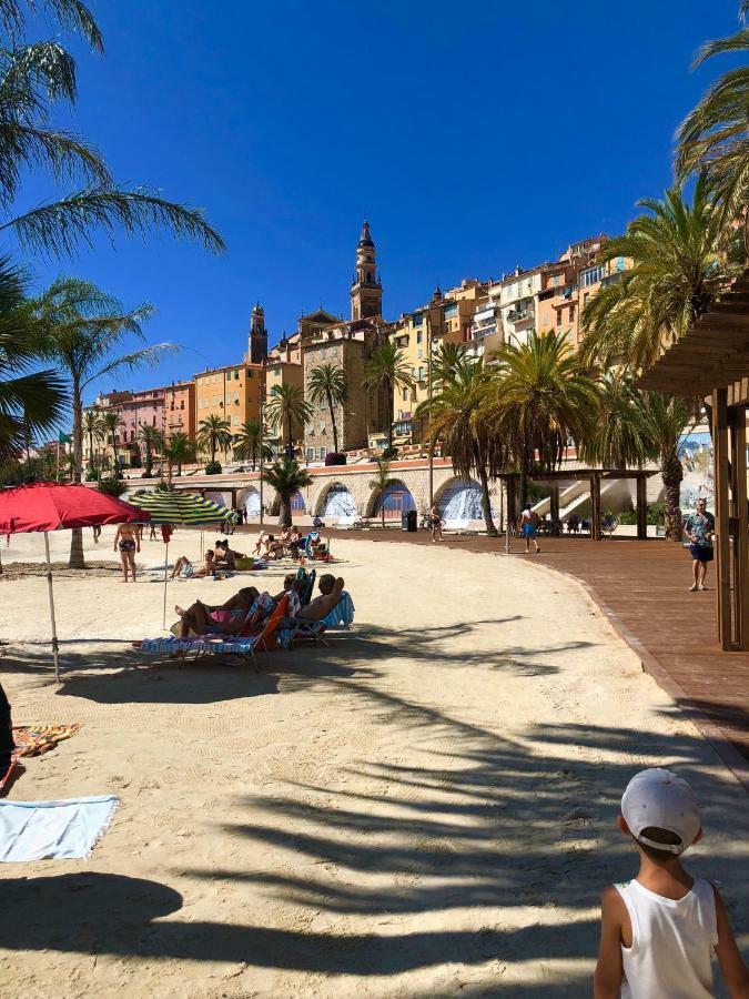 Ferienwohnung Le Rue Longue Menton Exterior foto