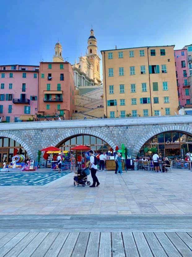 Ferienwohnung Le Rue Longue Menton Exterior foto